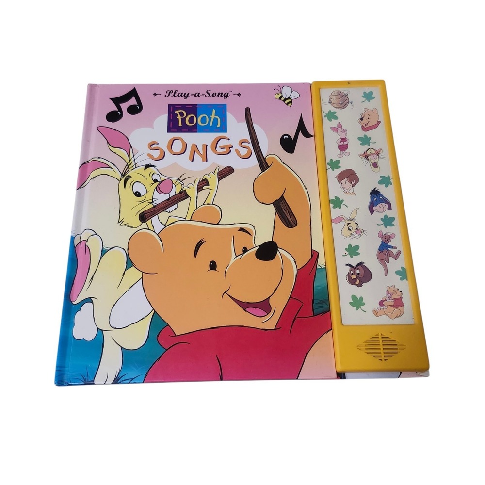 Play-a-Sound Disney Winnie the Pooh Songs Vintage 1995 Works READ